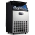 Adt 100Lb Daily Freestanding Ice Machine, Stainless Steel | 17 W in | Wayfair HZB-45-ADT