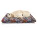 East Urban Home Ambesonne Mandala Pet Bed, Colorful Abstract Sixties Inspired Pattern Flower Design w/ Stripes Lines | 24 H x 39 W x 5 D in | Wayfair