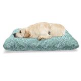 East Urban Home Ambesonne Turquoise Pet Bed, Abstract Triangle Shape In Modern Contemporary Geometrical Design Artwork | Wayfair