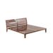 Unopiù C'est La Vie Loungebed Wood in Brown | 29.92 H x 59.06 W x 79.53 D in | Outdoor Furniture | Wayfair BOMOLELOCUBOMOLELO001