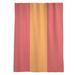 East Urban Home Tampa Bay Football Stripes Sheer Rod Pocket Single Curtain Panel Sateen in Orange | 53 H in | Wayfair