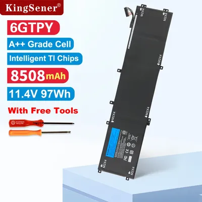 KingSener – batterie d'ordinateur portable 9570 V 97wh pour DELL XPS 15 9560 7590 5520 5530