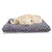 East Urban Home Ambesonne Abstract Pet Bed, Floral Hearts Forming Old Fashioned Mosaic Tiles Shabby Form Pattern | 24 H x 39 W x 5 D in | Wayfair