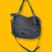 Coach Bags | Coach Limited Edition Denim Woven Leather Satchel | Color: Blue | Size: Os