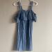 J. Crew Dresses | J Crew Size Med “Denim” Dress | Color: Blue/White | Size: M