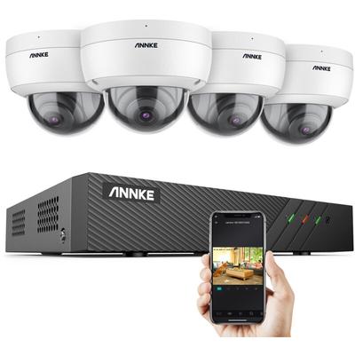 Annke - 8CH fhd 5MP poe Netzwerk Video-Sicherheitssystem H.265 + 6MP nvr mit 4X 5MP wasserdichten Image