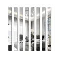 COLBRLLFE – autocollant mural en ligne de miroir décoration 3D décoration pour la maison en