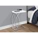 Willa Arlo™ Interiors C-Shaped Accent Table Wood in Gray/White | 18.25 W x 10.25 D in | Wayfair E460DD5678164801AE9539C8D2DD303B