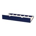 Borel Twin Solid Wood Trundle Bed by Harriet Bee kids Wood in Blue | 11.7 H x 40.7 W x 74.5 D in | Wayfair 38718752481340F79FED7A38C6D309FE