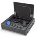 SY SOULYI 3-Quick Access Digital Gun Safe w/ Biometric Lock in Black | 3.2 H x 14 W x 10.9 D in | Wayfair SSZ01MB