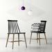 Gracie Oaks Slat Back Side Chair Plastic/Acrylic in Black | 30 H x 17 W x 18 D in | Wayfair 30DB760313ED4165907FED1DAF9E2398