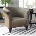 Barrel Chair - Zipcode Design™ Liam 32" W Barrel Chair Metal in Brown | 32 H x 32 W x 27.5 D in | Wayfair 79F0D44495EF4B12A0B933F074D85C74