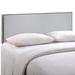 Zipcode Design™ Nailhead Headboard Upholstered/Linen in Gray | 48 H x 56.5 W x 2.5 D in | Wayfair 16DD7BAF97FC4D339B916DF9B175C3F0