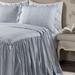 Willa Arlo™ Interiors Apollo Microfiber Reversible 3 Piece Bedspread Set Polyester/Polyfill/Microfiber in Blue/Navy | Wayfair