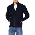 Schott NYC Men's Plecorage1 Pullover Sweater, Navy, Medium