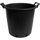 30 Litre Heavy Duty Large Plastic Plant Pots with Handles Outdoor Garden Tree Planters Containers (10)