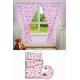 NURSERY 2PC BEDDING SET FOR COT BED WITH MATCHING DECORATIVE CURTAINS BABY ROOM HELLO KITTY