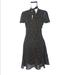 Michael Kors Dresses | Michael Kors Leopard Print Dress In Dark Camel | Color: Black/Brown | Size: Xs