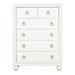 Samuel Lawrence Furniture Bella Youth Six Drawer Chest in White - Home Meridian S458-440