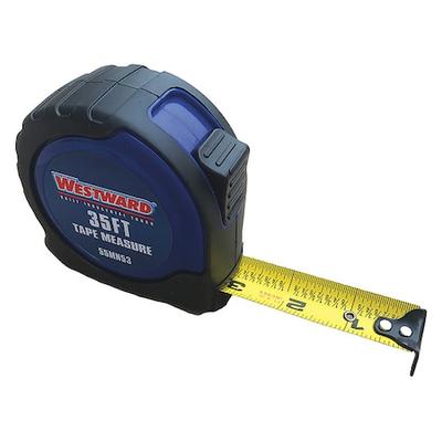 WESTWARD 55MN53 Tape Measure,35 ft. L Blade,Steel