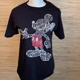 Disney Tops | Disney Parks Black Mickey T-Shirt Small Top Euc | Color: Black/Red | Size: S