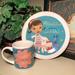 Disney Dining | Frienship Is The Best Medicine Doc Mcstuffins Set | Color: Blue/White | Size: 7.25” Plate Mug 8 Oz