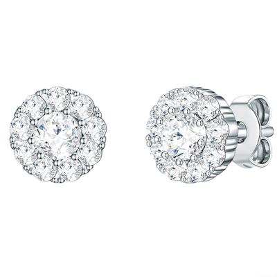 Rafaela Donata Ohrstecker Sterling Silber verziert mit Kristallen von Swarovski® in 8,2 mm Damen Image