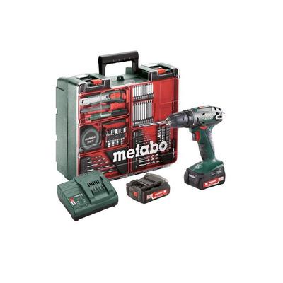 Akku-Bohrschrauber 14,4V 2x2Ah Li-Power mit Zubehör bs 14.4 Set - 602206880 - Metabo