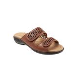 Wide Width Women's Ruthie Sandals by Trotters in Luggage (Size 11 W)