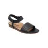 Wide Width Women's Ceres Sandals by SoftWalk in Black (Size 7 W)