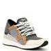 Michael Kors Shoes | Michael Michael Kors Liv Glitter Trainer | Color: Silver/Tan | Size: 8