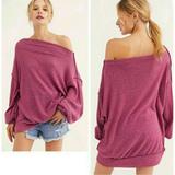 Free People Tops | Free People Main Squeeze Hacci Top - Sweet Myrtle | Color: Pink/Purple | Size: S