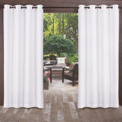 ATI Home Biscayne Indoor/Outdoor Grommet Top Curtain Panel Pair