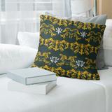Green Bay Football Baroque Pattern Accent Pillow-Faux Suede