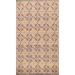 Modern Gabbeh Kashkoli Oriental Wool Area Rug Hand-knotted Carpet - 5'7" x 8'2"