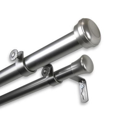 InStyleDesign Edison Adjustable Double Curtain Rod