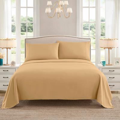 Embroidered 4-piece Bed Sheet Set