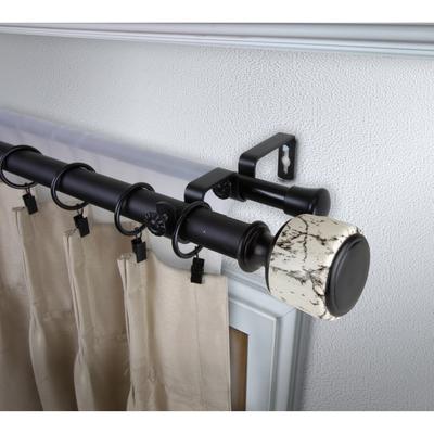 InStyleDesign Genesis 1 inch Diameter Adjustable Double Curtain Rod