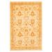 ECARPETGALLERY Hand-knotted Peshawar Finest Ottoman Cream Wool Rug - 6'0 x 8'10