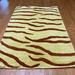 HERAT ORIENTAL Handmade Zebra Stripe Wool Rug