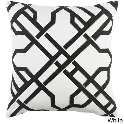 Decorative 18-inch Balmy Feather Down or Polyester Filled Throw Pillow