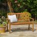 Loja Outdoor Acacia Wood Bench by Christopher Knight Home