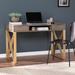 SEI Furniture Barbydell Transitional Gray Wood Desk