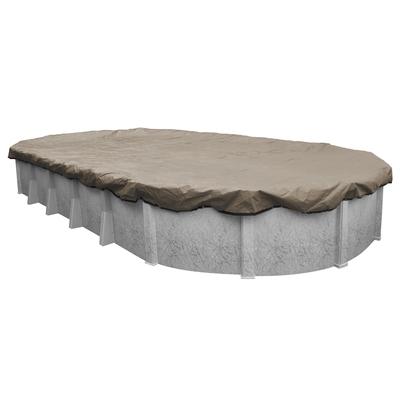 Robelle Superior Winter Above Ground Pool Cover for Oval Pools