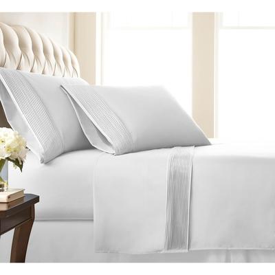 Vilano 21-inch Extra Deep Pocket 4-Piece Bed Sheet Set with Pleated Hem