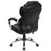 High Back Transitional Style LeatherSoft Executive Swivel Office Chair