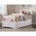 Richmond Platform Bed with Footboard and Storage Drawers