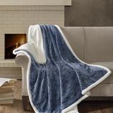 Madison Park Celia Oversized Textured Plush Berber Throw