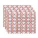 18 x 14 Inch Rattan Geometric Geometric Print Placemat (set of 4)