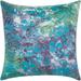 Mina Victory Floral Watercolor Multicolor Outdoor Throw Pillow (20-Inch X 20-Inch)